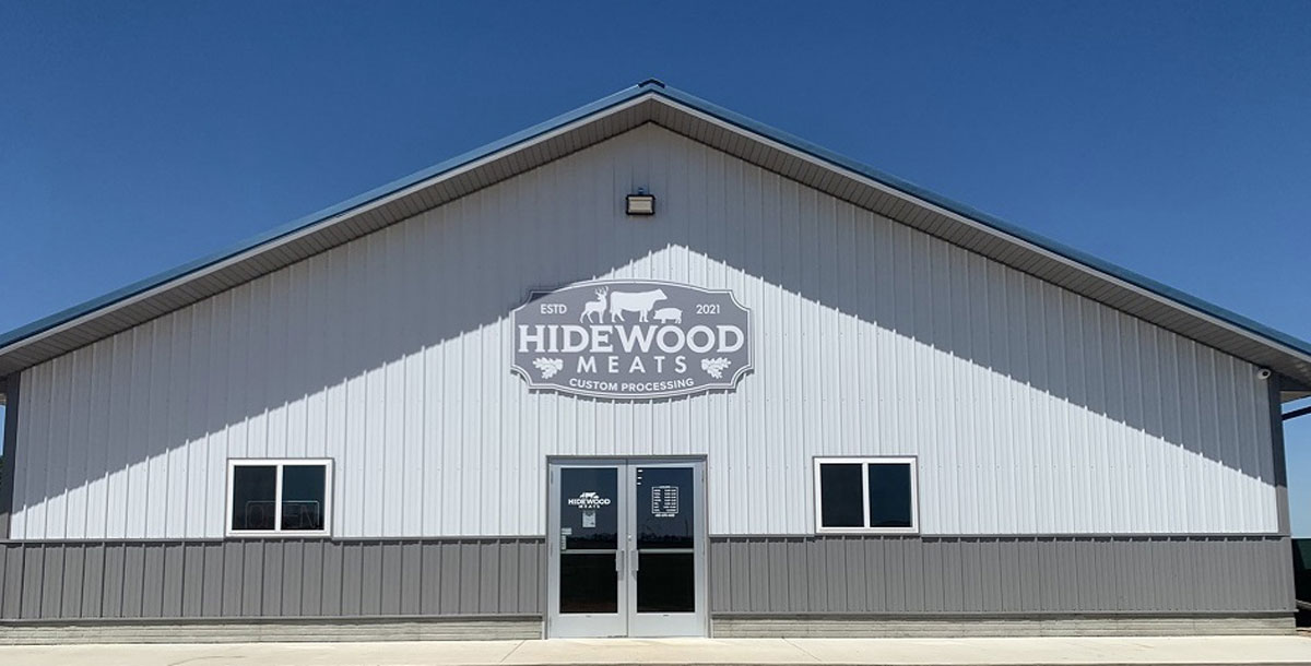 Exterior view of hidewood meats